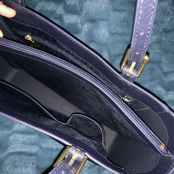 Tory Burch York navy blue tote - Picture 3 of 3